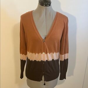 Isabel Marant Brown and Pink Cardigan